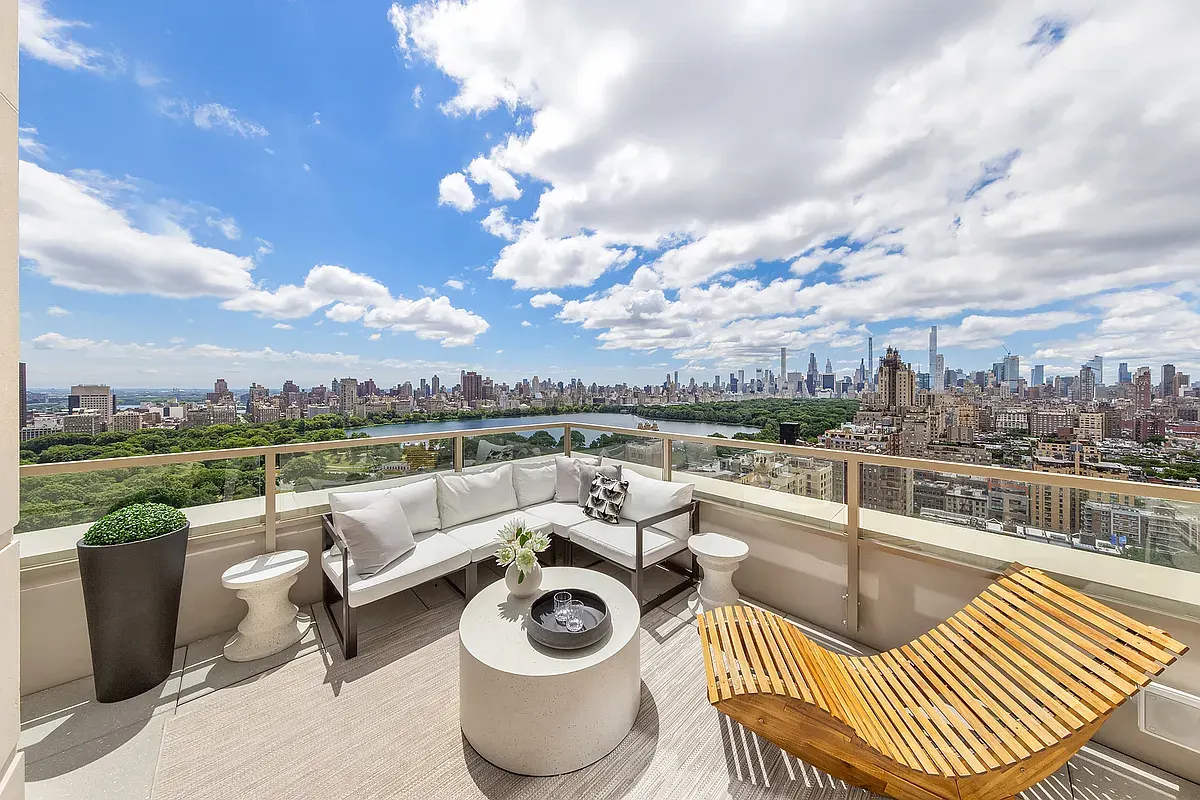 Terrace overlooking Central Park