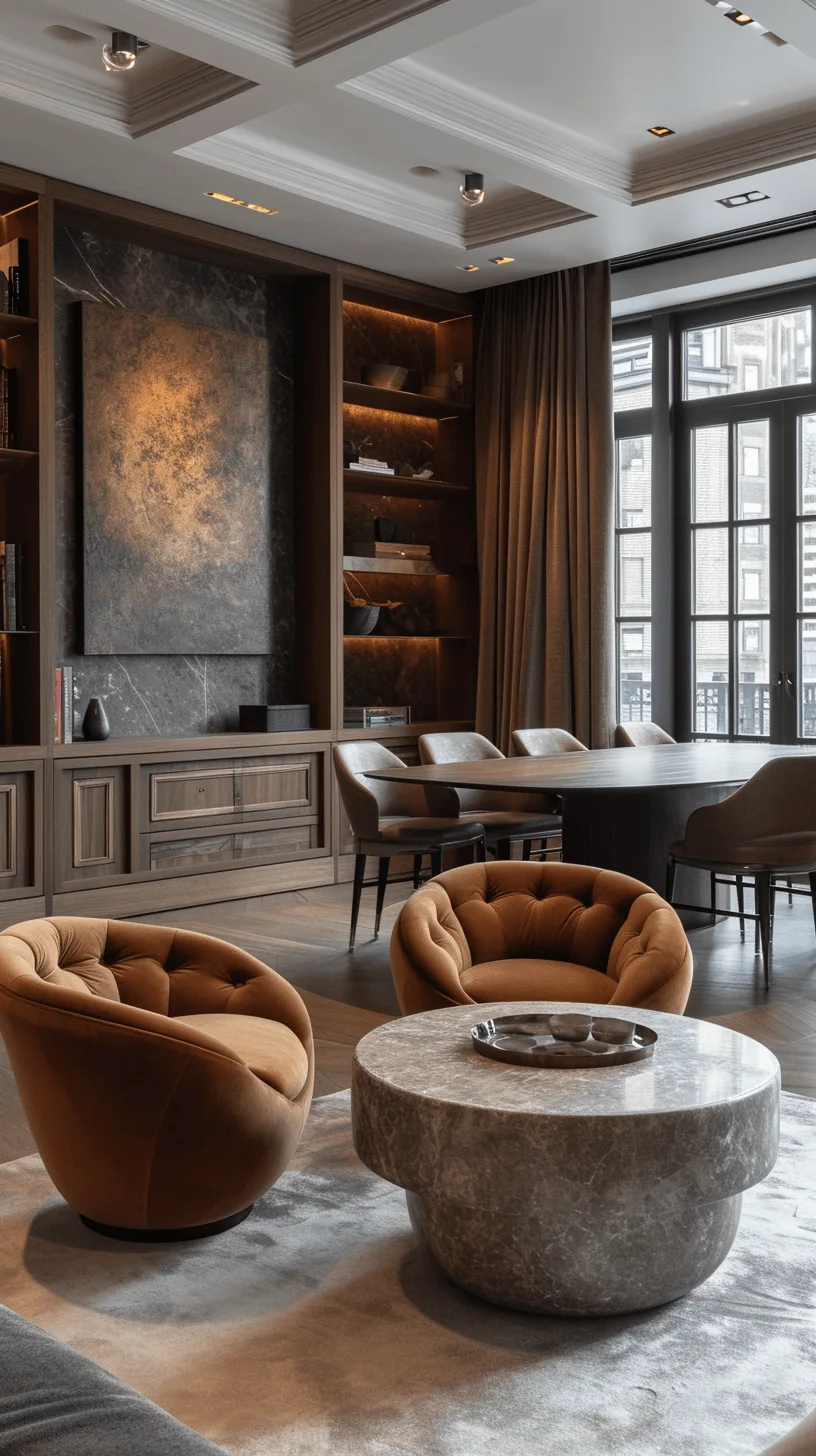 Luxury residential lounge